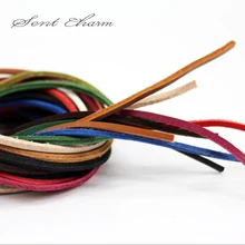 200 см SENTCHARM Квадратные шнурки водонепроницаемые Мокасины шнурки ретро кожаные сапоги шнурке все виды обуви нити LT016