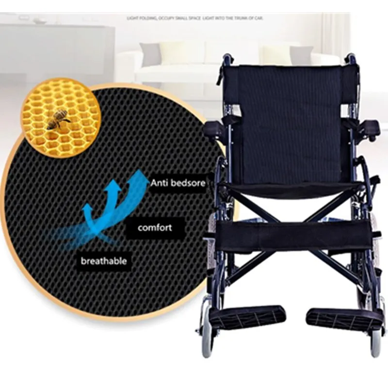  Foldable Chair Sofa For Old Man Disabled Portable Light Chairs With Brake Safety Anti Bedsore Campi