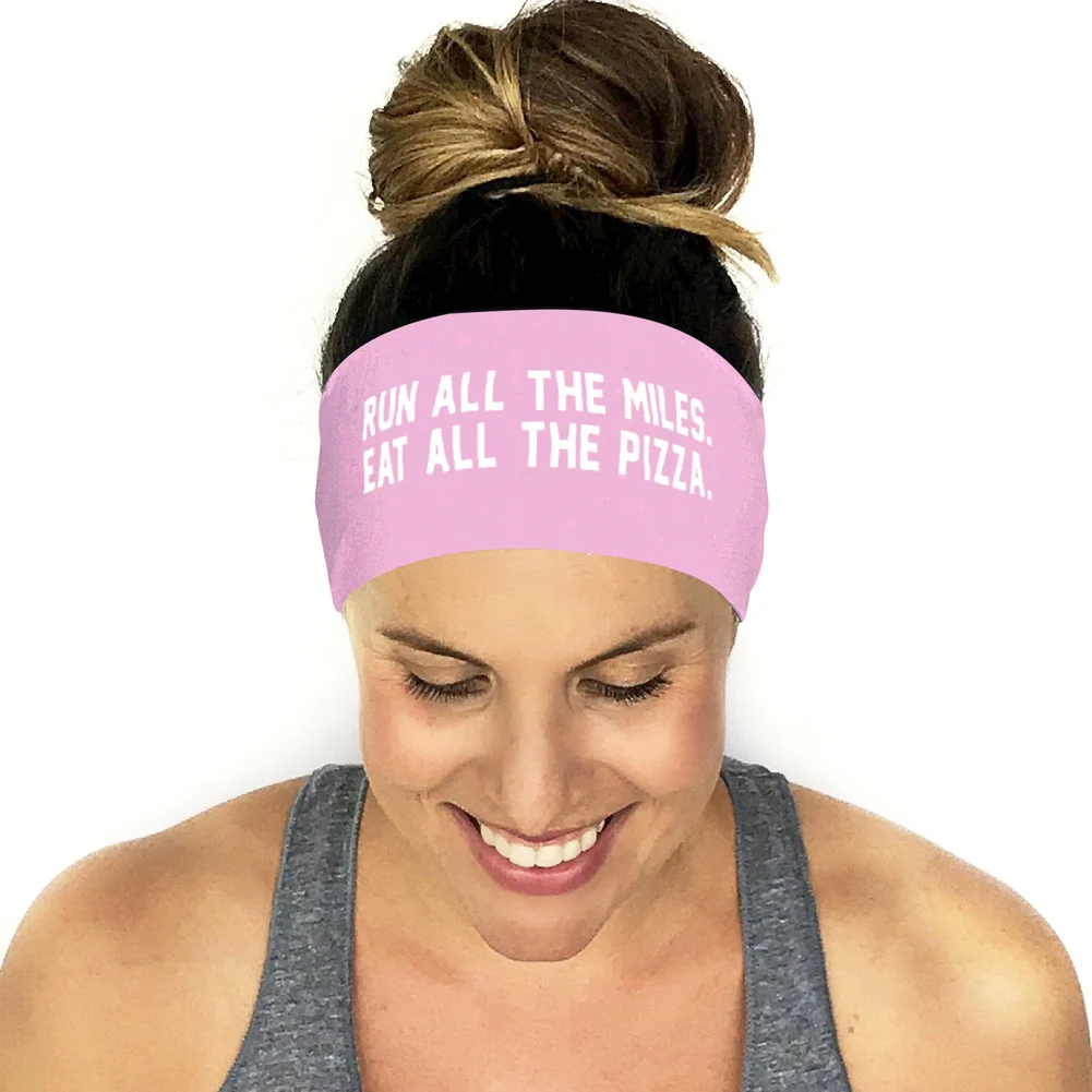 Женская эластичная повязка на голову, спортивный потный браслет для йоги, тренажерный зал, повязка на голову