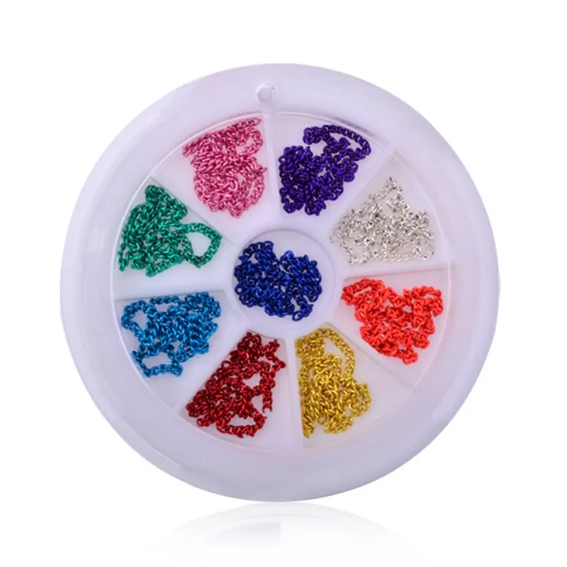 

2019 New Arrivals 1Box 9 Colors Zipper Fashion Zippers DIY Garment Nail Art Bags Shoes DIY Decoration Wholesales