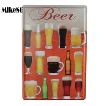 [Mike86] пиво Плакат Олово знак Винтаж Декор стены бар дом отель Ретро Металл живопись a-383 заказ смешивания 20*30 см