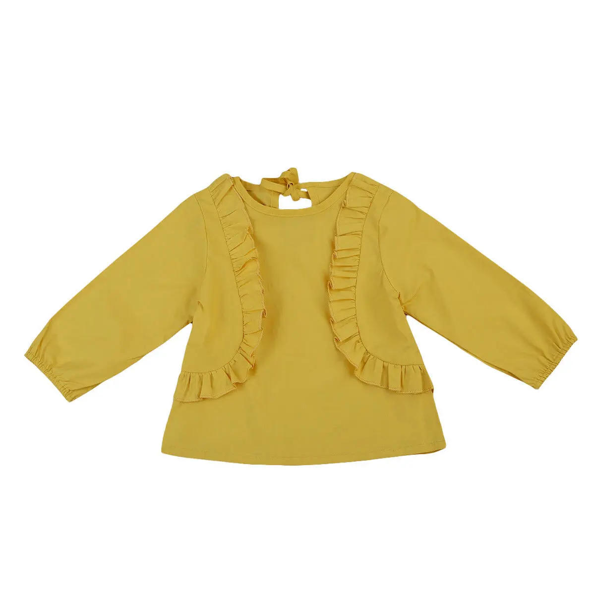 Baby Girls Ruffle Tops Blouse Kids Long Sleeve Tops Sweatsuit Costume