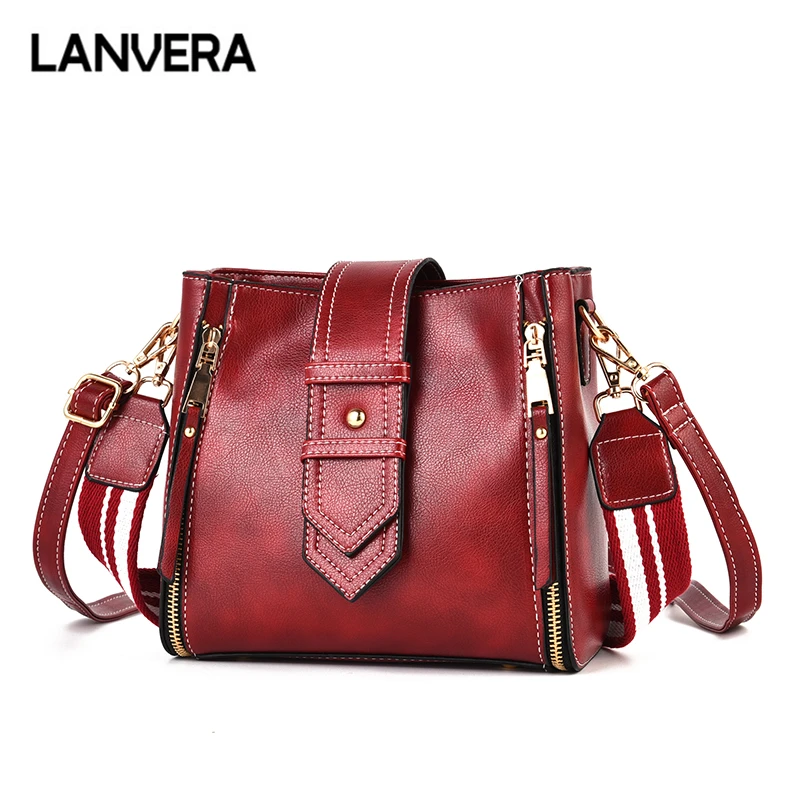 Lanvera Brand New Women Rivet Totes Solid Bucket Handbag Hotsale Ladies Evening Purse Fashion Messenger Crossbody Shoulder Bags huismerk kopen in de aanbieding Lanvera Brand New Women Rivet Totes Solid Bucket Handbag Hotsale Ladies Evening Purse Fashion Messenger Crossbody Shoulder Bags huismerk kopen in de aanbieding