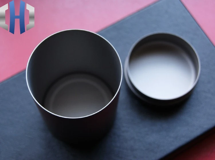 

EDC Scrub Ultra-thin Tea Can Titanium Storage Box Pure Titanium Portable Outdoor Titanium Toy Box Titanium Can