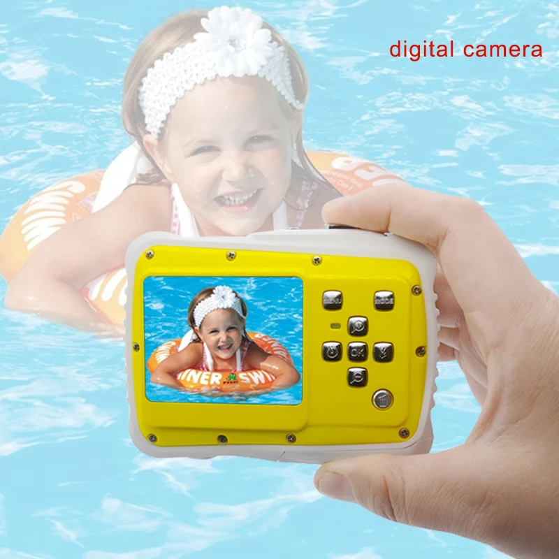 Новая Водонепроницаемая 5MP 2,0 дюймов lcd HD цифровая камера для детей подарок на день рождения Спортивная мини-камера для детей для плавания