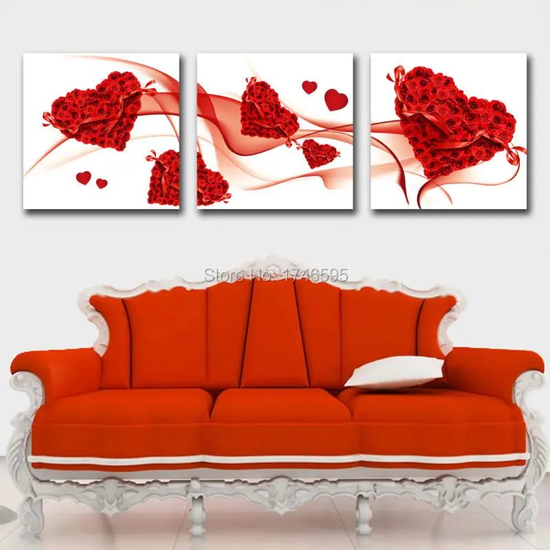 red heart rose flower