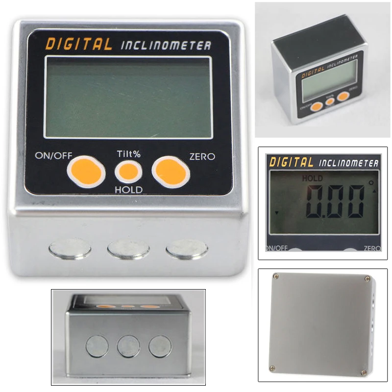 

Digital Inclinometer Spirit Level Box Protractor Angle Finder Gauge Meter Bevel