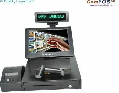 

POS machine 12 inch all in one touch screen pos system cheap restaurant equipment for retail