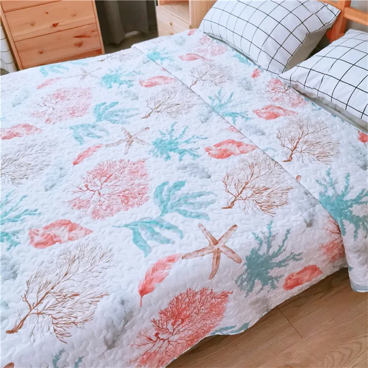 Хлопковое стеганое покрывало с динозавром из мультфильма Aircondition летнее одеяло лоскутное одеяло чехол для дивана мат «татами» ковер