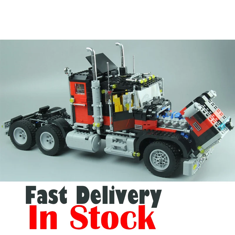 

Lepin 21015 1743Pcs Creative Series The American Black Cat Truck Set 5571 Educational Building Blocks Bricks Children Toys Gift