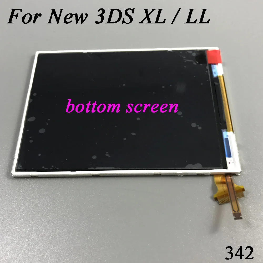 1pcs 10pcs Lower Display For Nintendo New 3DS XL LL Bottom LCD Screen Original For N3DSXLin