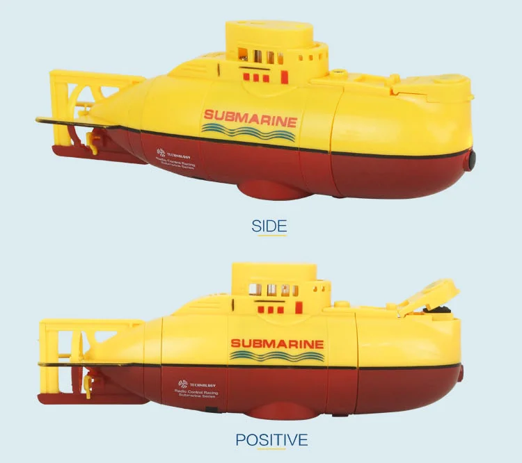 Мини дистанционная подводная игрушка модель лодки глубина вращения 360 ° 6CH 40 mhz/27 mhz подводная лодка на радиоуправлении детские игрушки можно заряжать
