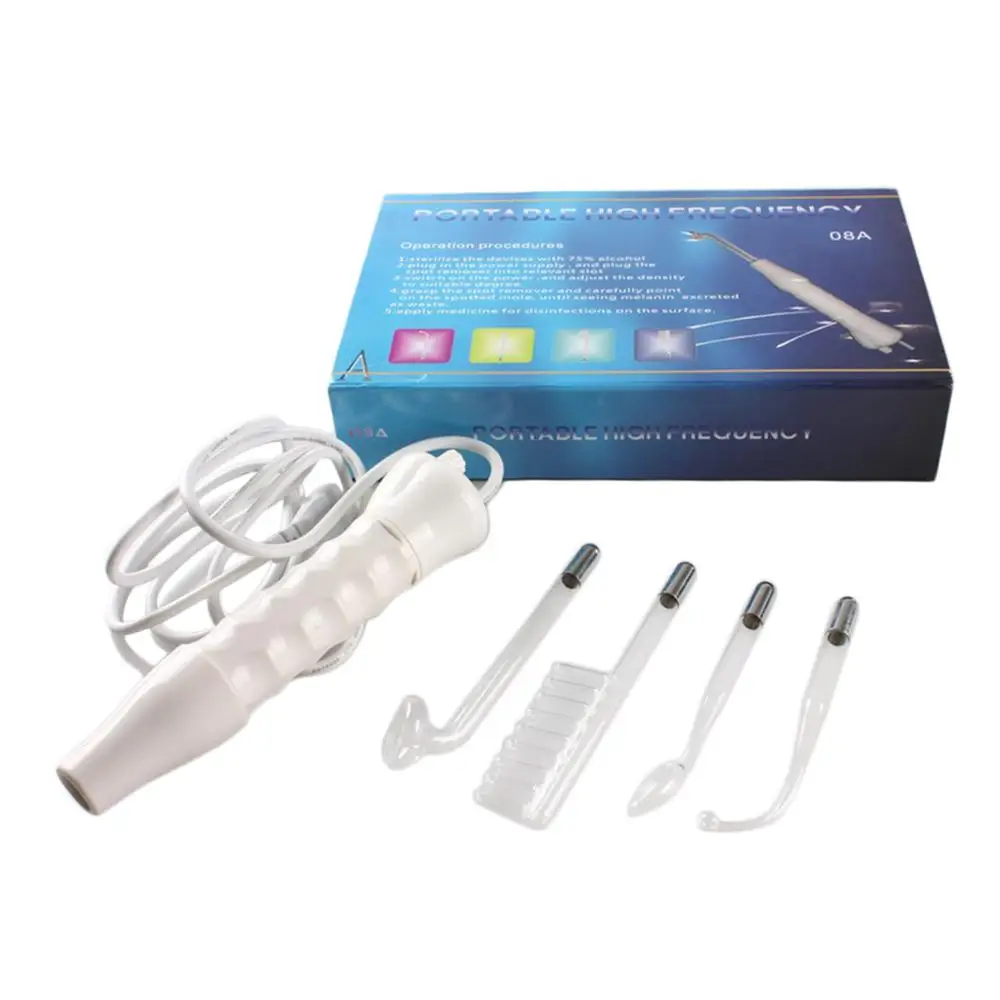 

Portable High Frequency D'arsonval Face Skin Tightening Acne Spot Scar Remover Device Beauty Machine Facial Massager Relax