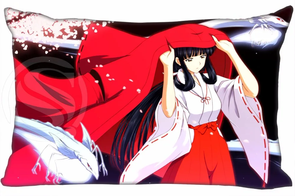 T253 Новые аниме Inuyasha и 2 Подушки Детские случае 16x24 дюймов (две стороны) удобные Подушки Детские крышка Лучший подарок Бесплатная доставка 819