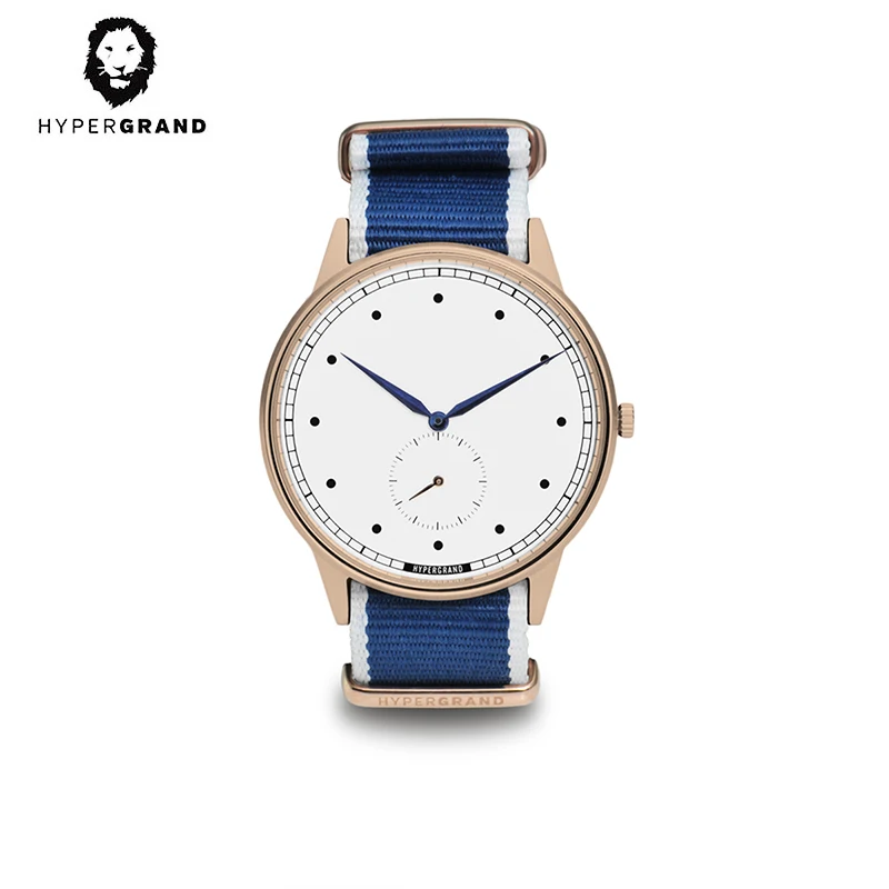 

HYPER GRAND New Waterproof Quartz Watch Men's Fashion Simple Elegance Casual Watch Men's Clock Gift Sports Watch NWSGRWBLUE
