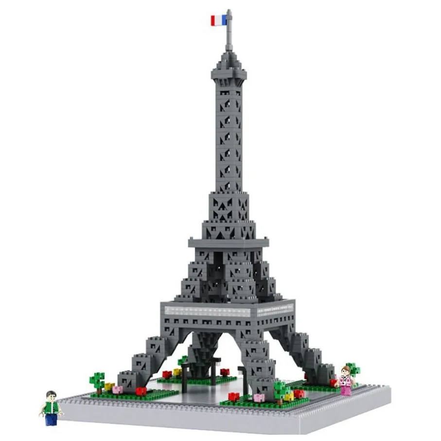 

1600pcs Legoed Architecture Blocks France Eiffel Tower compatible Legod Building Blocks Children Educational Model Bricks Gift