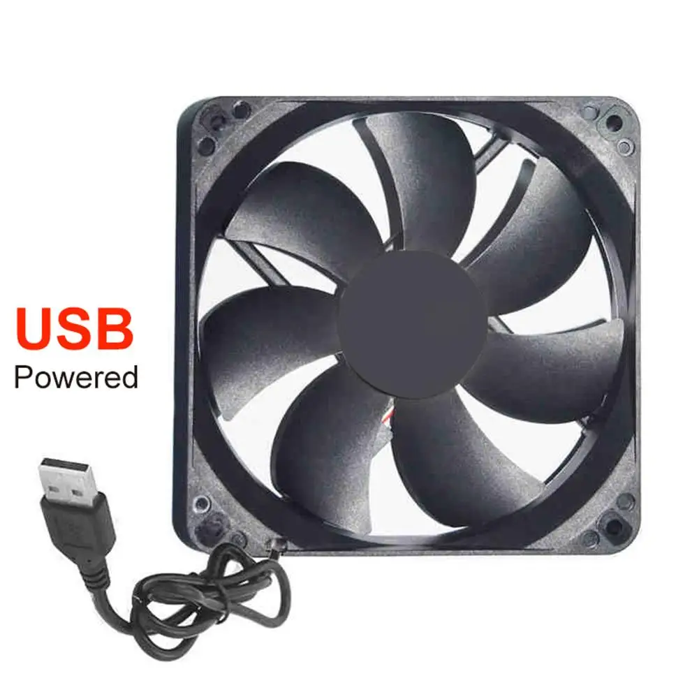 

12cm 1200RPM 5V USB Cooling Fan Cooler for PC Computer Case Router Set-top Box