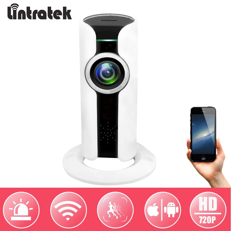 

Lintratek HD 720P WiFi Panoramic VR Camara Surveillance Wireless Camera Mini WI-FI IP Home Camera Baby Monitor IP Cam#20
