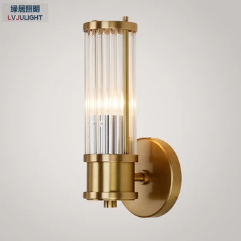 

modern Foyer bedroom bedside corridor wall lamp wall sconce bean glass ball wall light LED round ball wall lamp