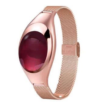 

Z18 Lady Smart Watch Waterproof Sport Bracelet Metal Strap Women Elegant Smart Wristband Blood Pressure Fitness Activity Tracker