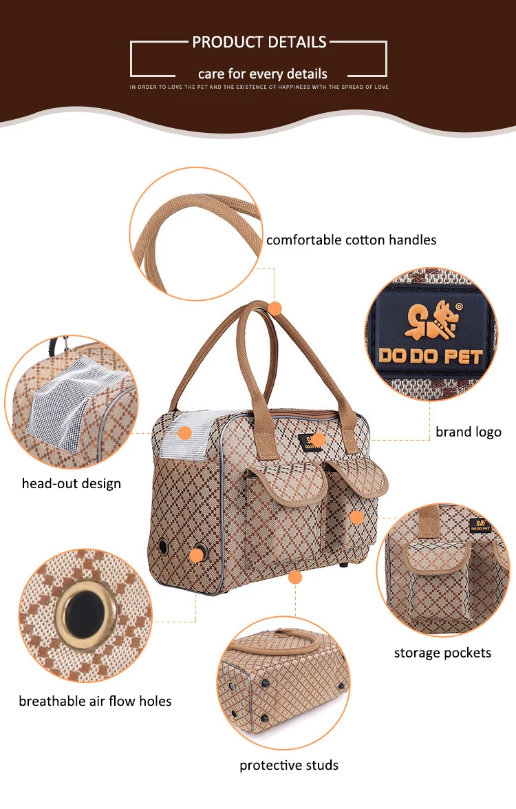 Luxury Designer Dog Carrier  (1)
