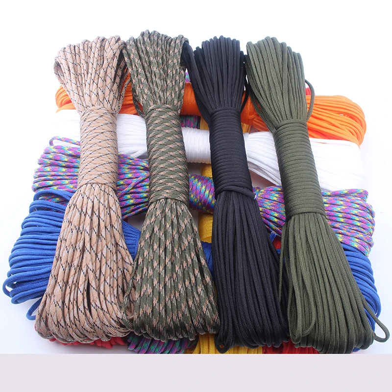 Buy Random Send 50FT,25FT Paracord 550 Rope Type III 7