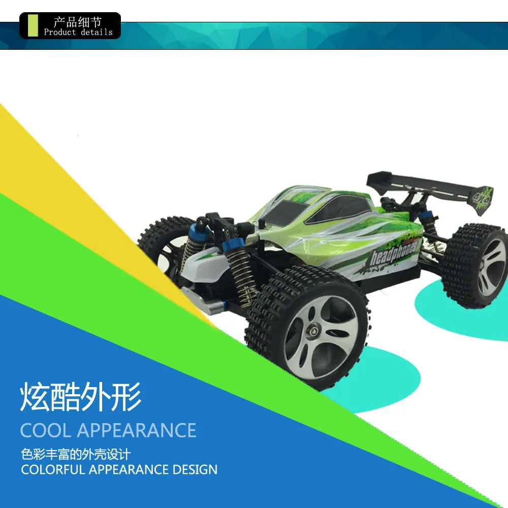 WLtoys A959-B 1/18 4WD Багги внедорожный 1:18 Радиоуправляемый автомобиль 70 км/ч 2,4 г Радиоуправляемый грузовик RTR Радиоуправляемый багги с батареей A959 обновленная версия