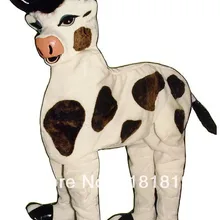 Талисман 2 человек корова костюм талисмана Модный на заказ костюм аниме косплей наборы mascotte тема маскарадный костюм карнавальный костюм