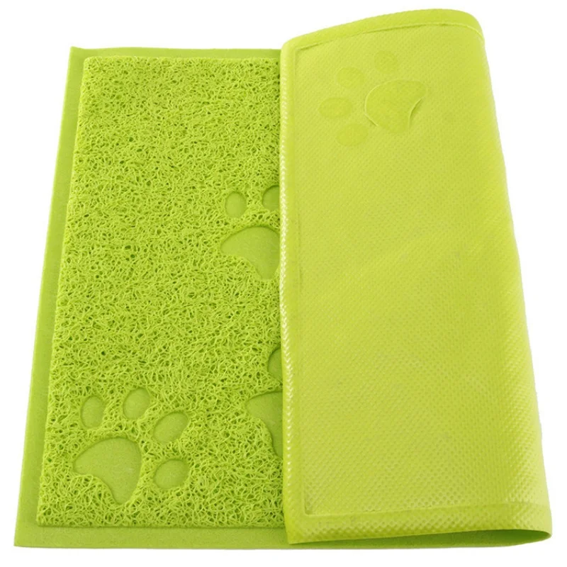 

Dog Puppy Placemat Pet Cat Dish Bowl Feeding Food PVC Mat Wipe Clean Pets Supply