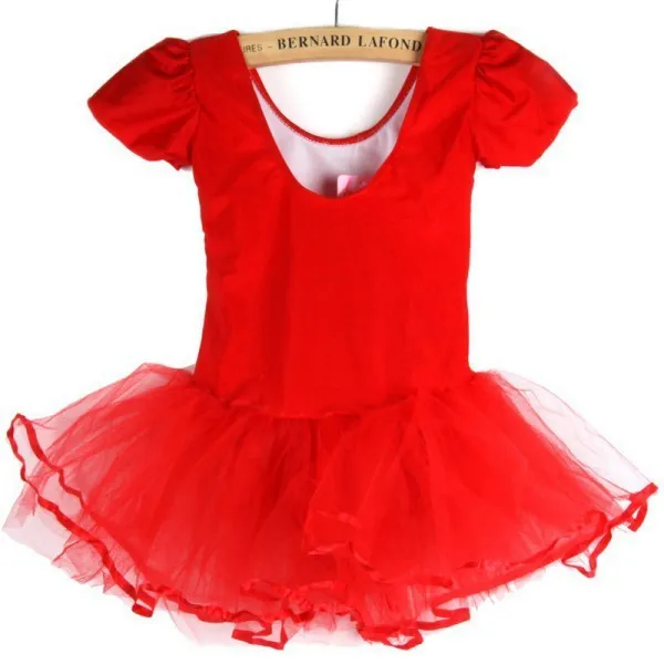Гимнастическое трико; детское платье для танцев; платье-пачка ярких цветов; танцевальные костюмы; танцевальная одежда для балета; От 3 до 7 лет