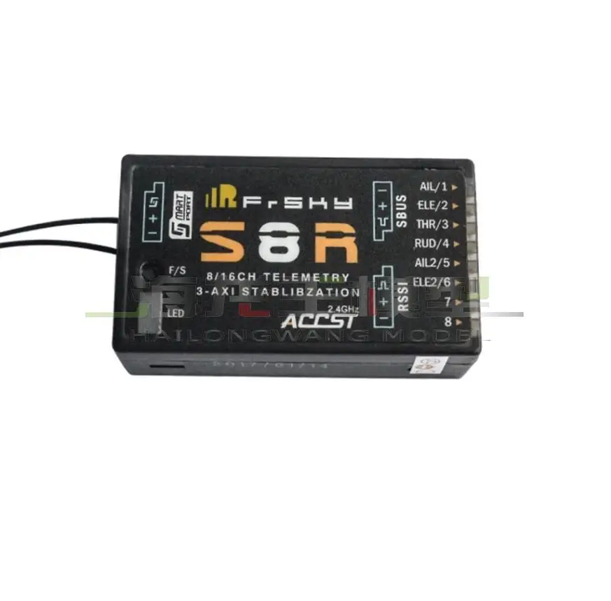 Frsky S8R 16CH 3 осевой стабилизация RSSI PWM выход телеметрический приемник с умным