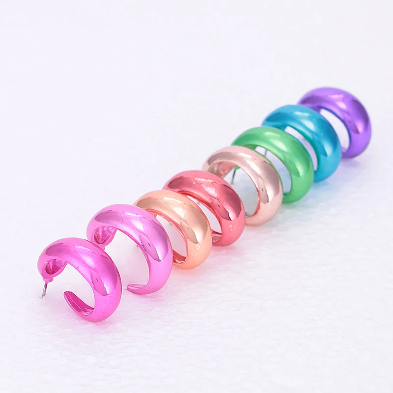 Earrings for woman oorbellen Beautiful color 2018 New Colorful (4)