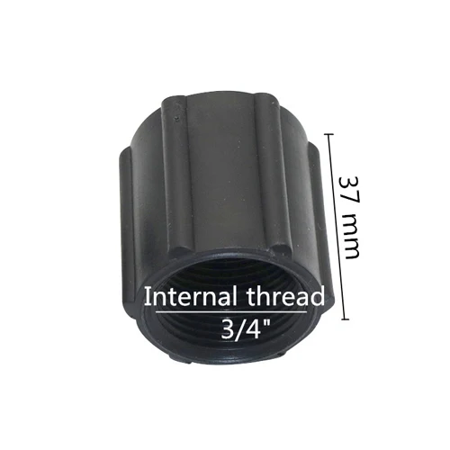 3I4 inch Прямой разъем с 1/", 3/4" внутренней резьбой сельского хозяйства сад орошения трубы адаптер для автомойки, очистки фитинги трубы 5 шт - Цвет: 3I4 inch