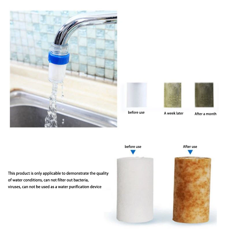 Кухня Мини-смеситель кран фильтр медицинский камень очиститель воды Фильтрация фильтр на кран Ванная Кухня Аксессуары