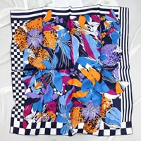 Элегантный бренд ручной работы твил шелковый шарф TWIC-49933 - Цвет: B