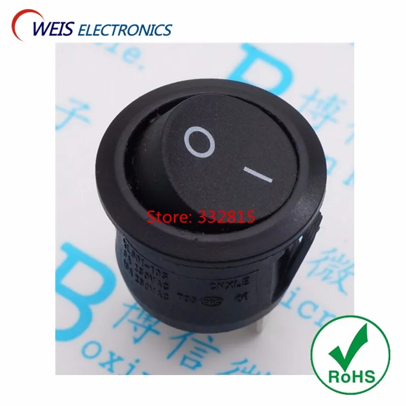 Gratuito de d. - o Botão Xl601-105 o Envio Interruptor Kcd1-201 20mm 6a250v 3-pin 2 Posição i Interruptores Redondos 100 Pcs Kcd1 201 6 6A250V 3-PIN 2 posição I O botão