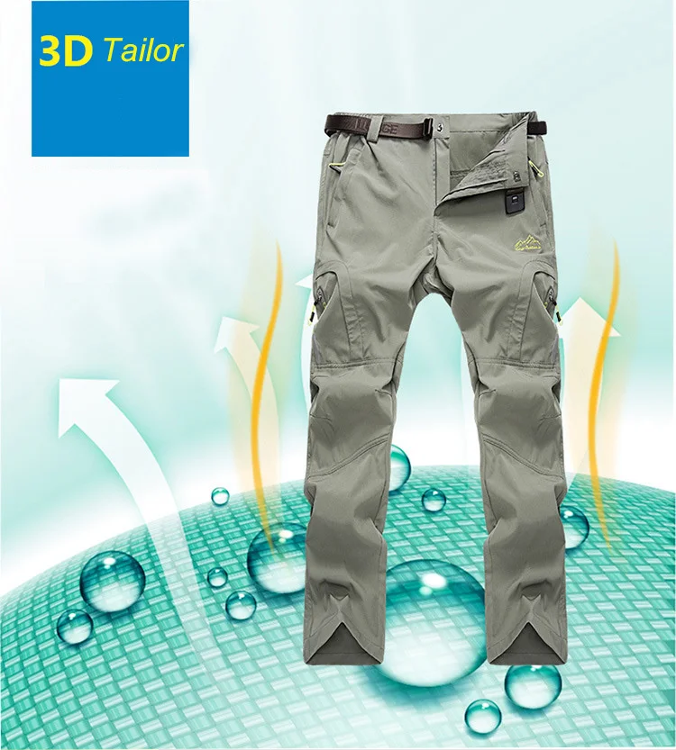 Уличные походные брюки мужские тянущиеся быстросохнущие водонепроницаемые флисовые дышащие брюки мужские походные рыбацкие треккинговые спортивные брюки