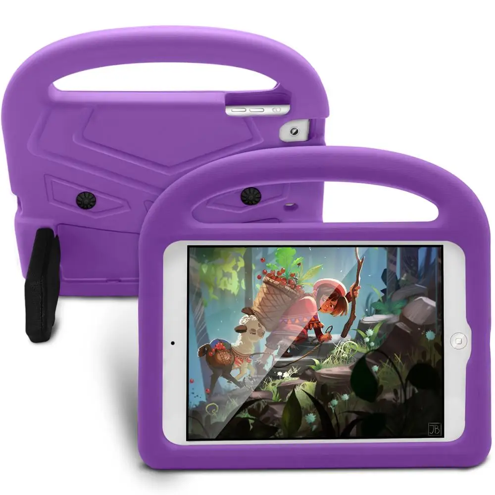 

Sparrow Shockproof Kid Safe Case For iPad Mini 1/2/3/4/5 Baby Safe EVA Protective Cartoon Stand Cover For iPad Mini 1/2/3/4/5