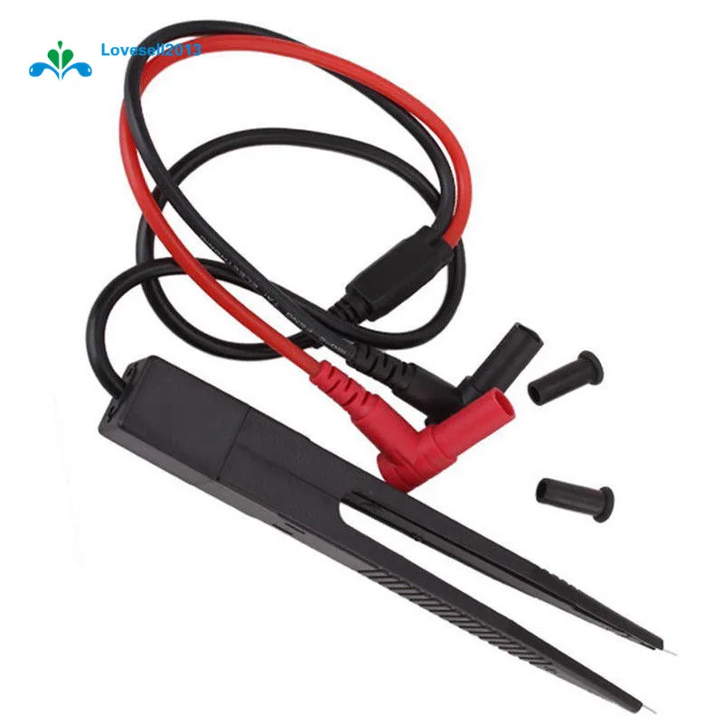 Пинцет с зажимом для измерения индуктивности SMD|tweezers high quality|tweezers metertweezer multimeter |