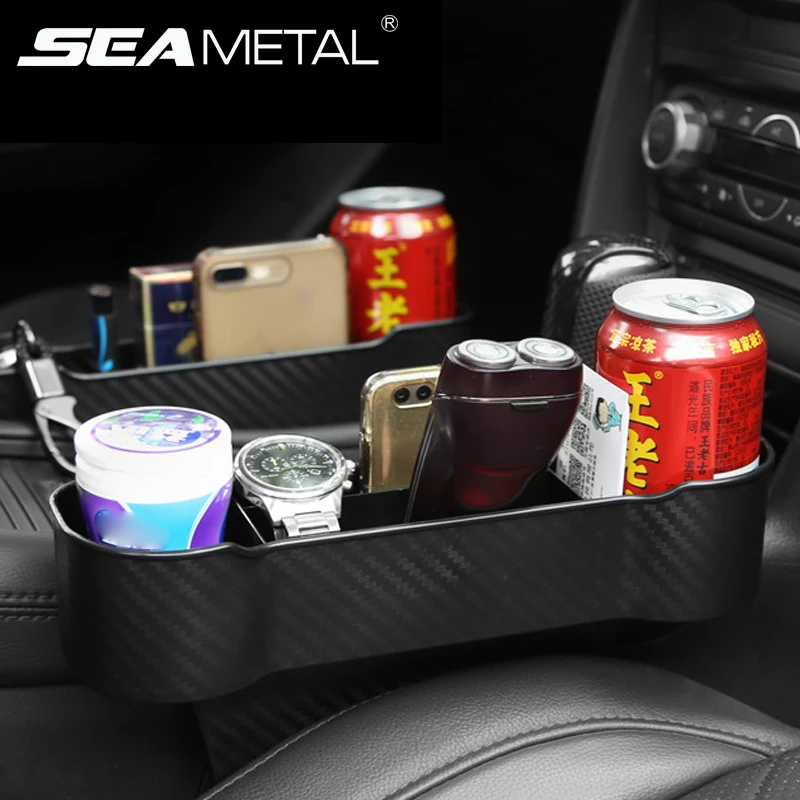 

Car Seat Organizer Gap Storage Box Auto Seat Crevice Organizer Bag Universal Interior Seat Gap Storage Pocket Goods Accessories