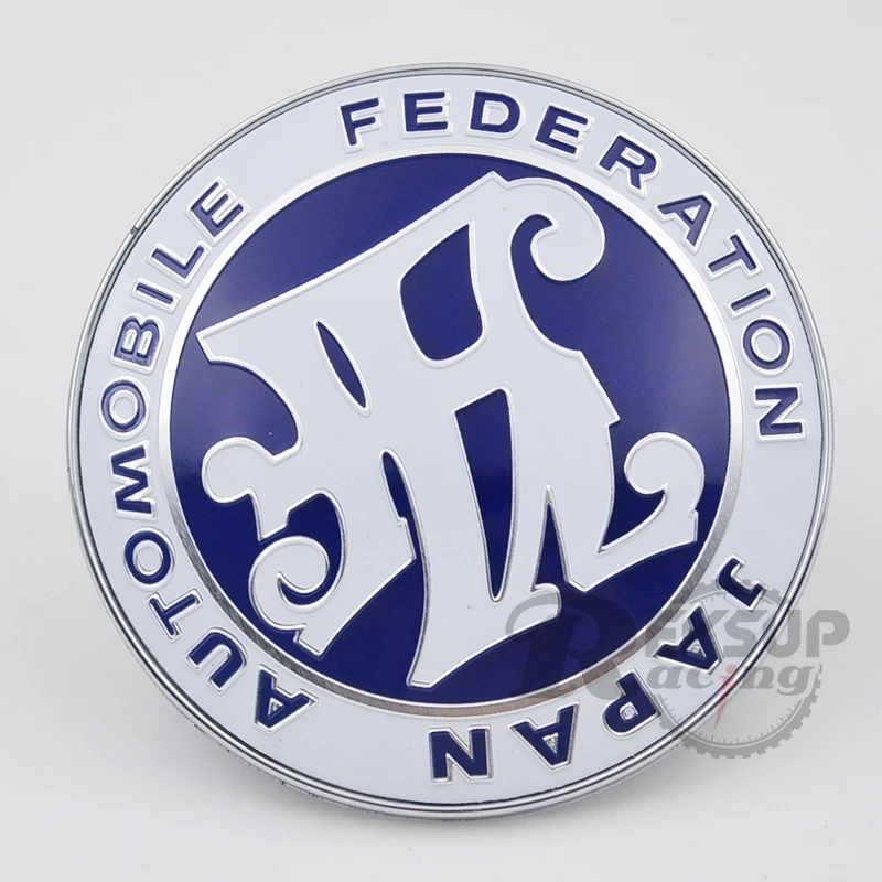 

Blue Universal ID:9cm JDM Car Front Grille JAF Badge Emblem