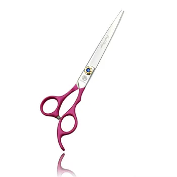 

Purple Dragon 7 inch Professional Salon Hair Cutting Dog Japanese 440c Steel Pet Shears Grooming Tool for Dogs and Cats
