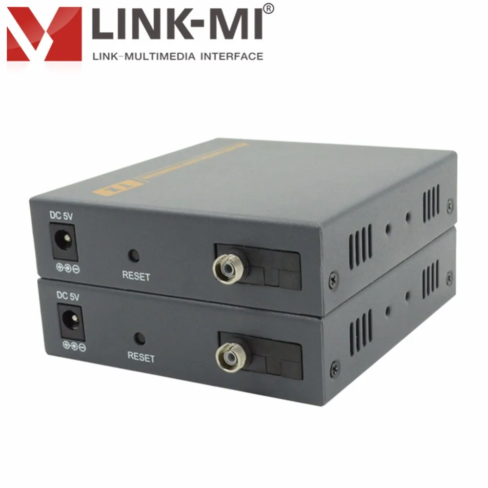 

LINK-MI LM-DT206FKM SC/FC 20km Single Fiber VGA +USB to Optical Converter Extender VGA HD signal extension transmitter