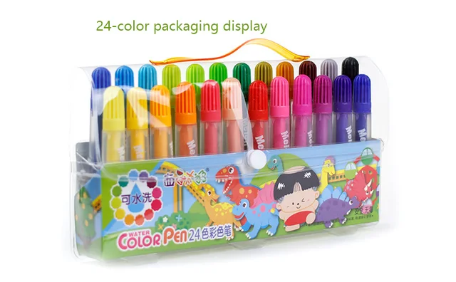 Clearance！EQWLJWE 150PCs Children Watercolor Marker Pen Sets,36 Watercolor  Pens, 24 Colored Pencils, 12 Color Gouache, 24 Color Crayons, Common Tools,  Scissors, Glue, Pencil Sharpener, etc. 