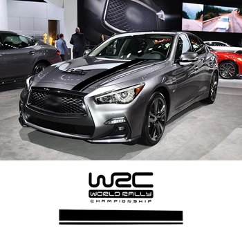 

car automobile hood sticker personalized line sticker engine cover sticker For Infiniti Q50 Q50L Q60 Q70L QX50 QX56 QX60 QX70