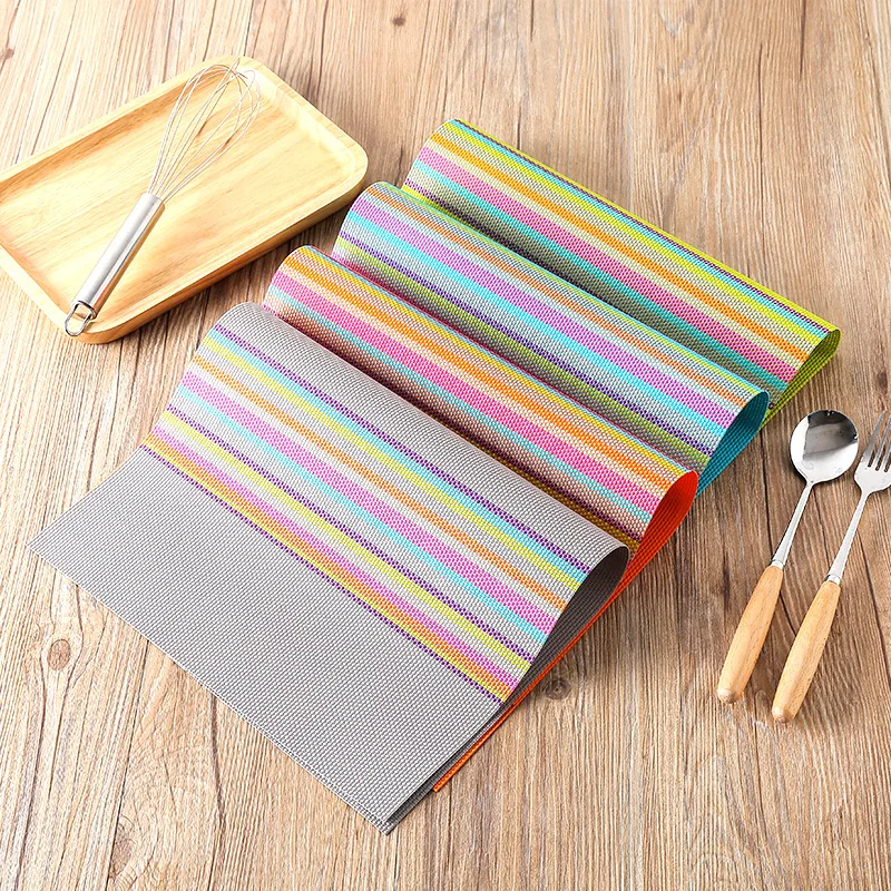 4PCS/lot Kitchen Table Mats PVC Placemats Dining Table ...