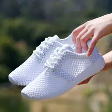 Women Shoes Breathable Mesh Hollow Female Network Soft Lightweight Casual Shoes dames sneakers damesschoenen zapatillas Soft