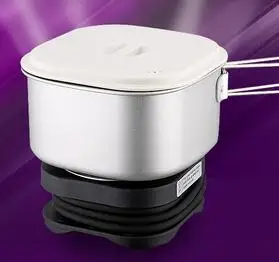 Двойная напряжение 110/220 В кухонная плита для путешествий портативная Мини электрическая рисоварка - Цвет: Al Pot