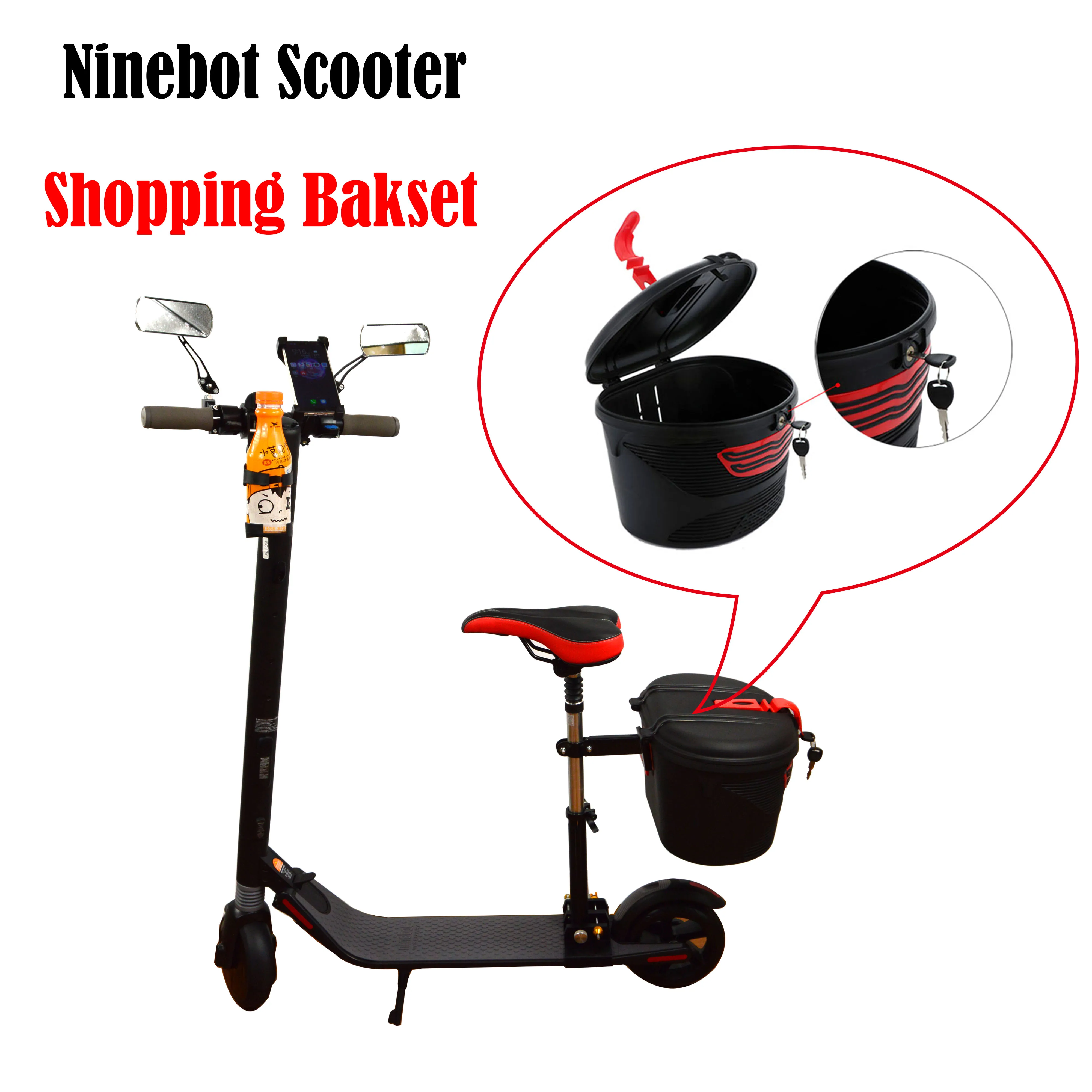 Buy Ninebot Nine Electric Scooter Plastic Basket Rear