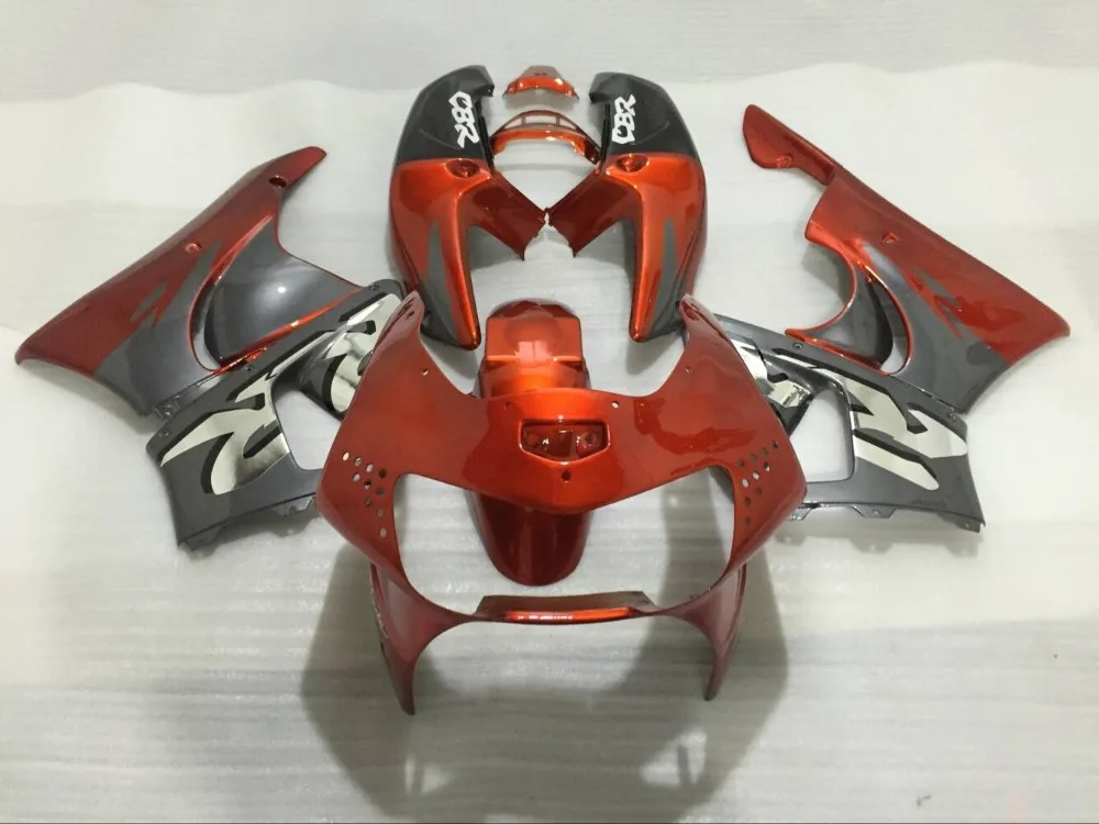 Мотоцикл обтекатель комплект для CBR900RR 98 99 CBR900 919 1998 1999 Оранжевый Серый ABS